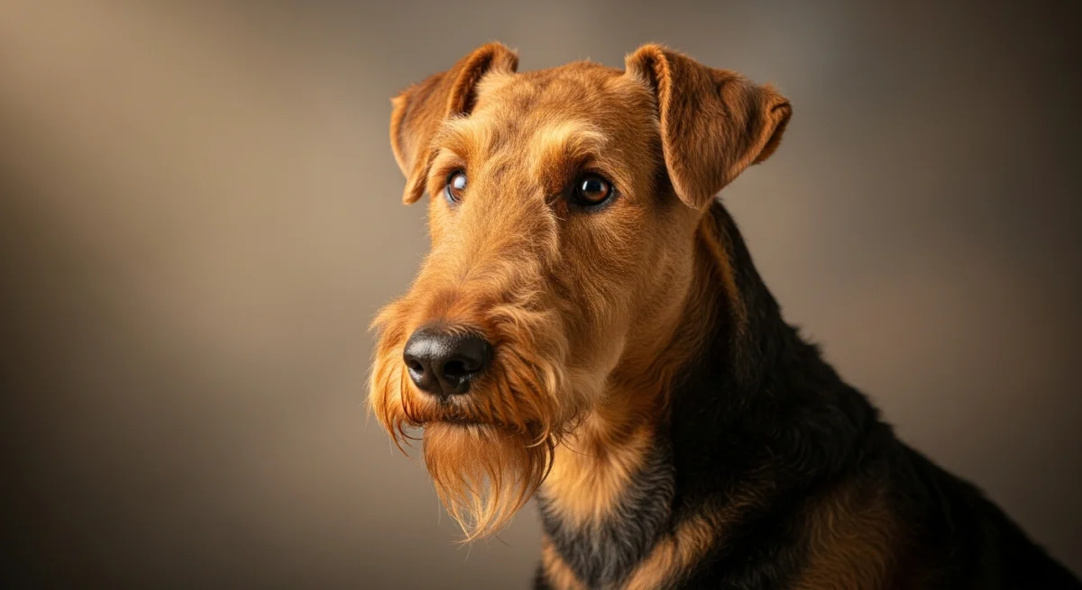 Portrait Airedale Terrier