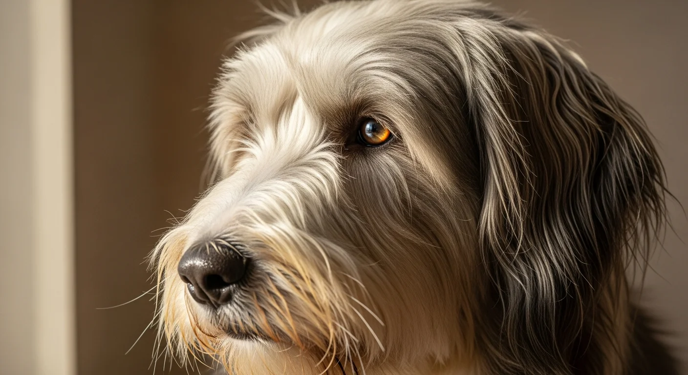 Portrait Bearded Collie