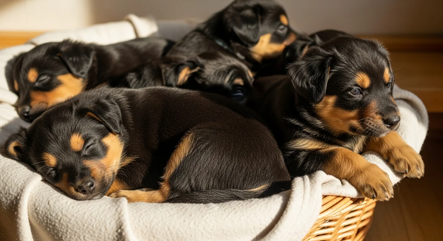 Chiot Chien De Berger De Boheme