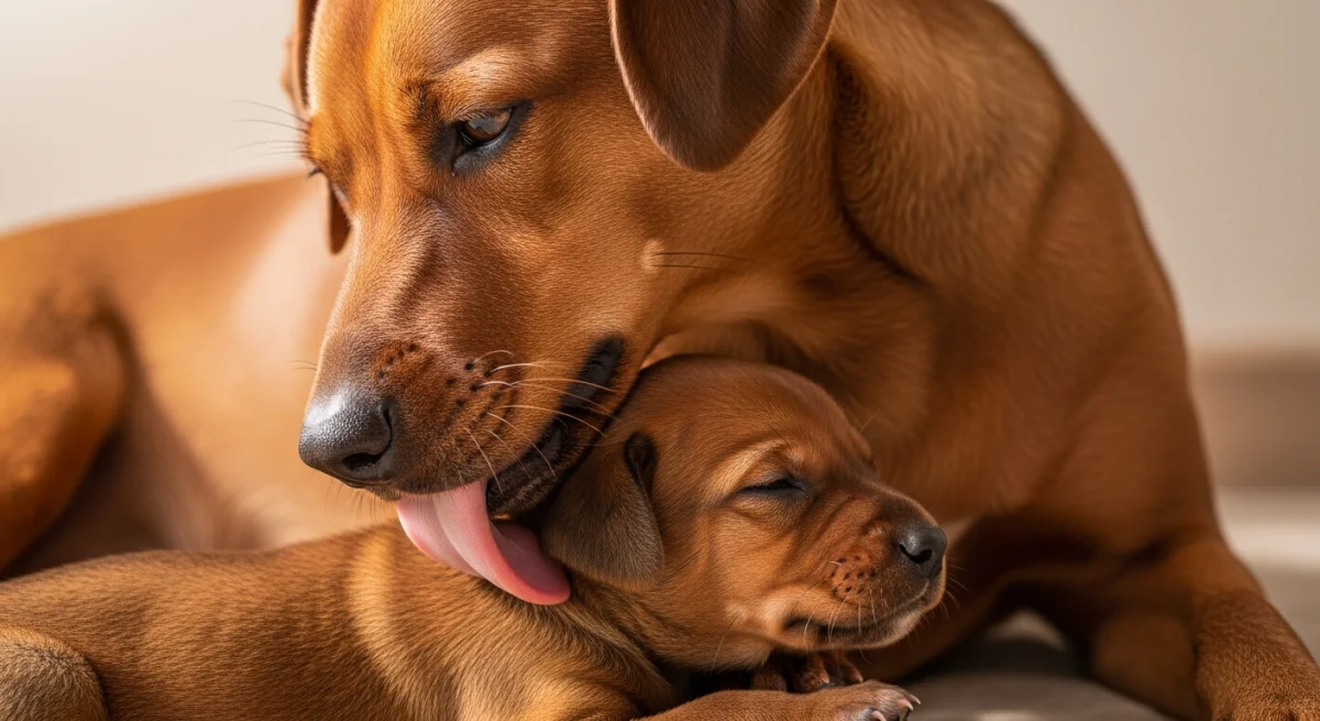 Chiot Chien De Rouge De Bavière