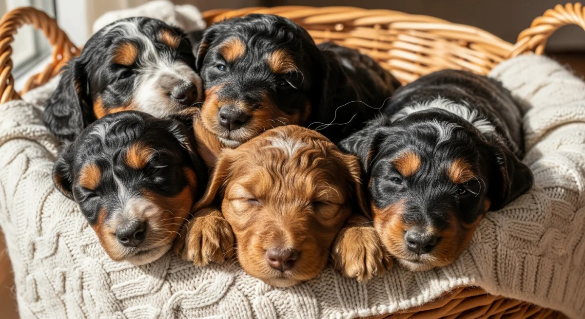 Chiot Chien d'eau espagnol