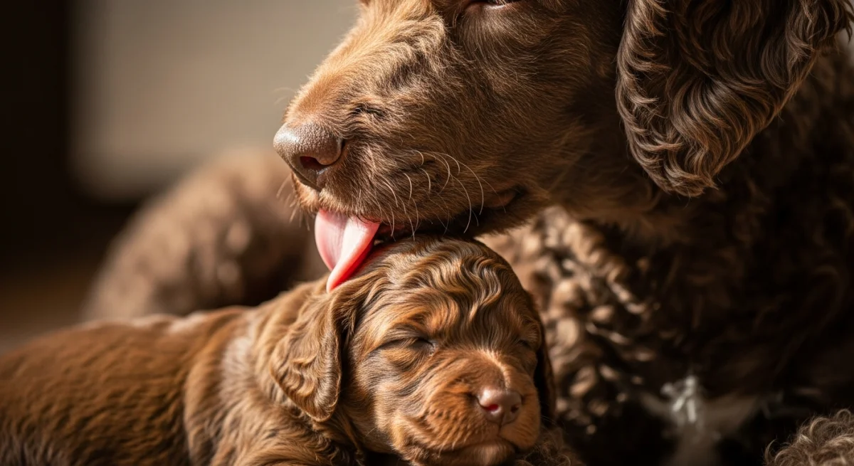 Chiot Chien d'eau espagnol