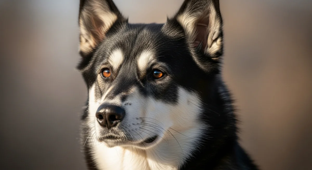 Portrait Chien d'ours de Carélie