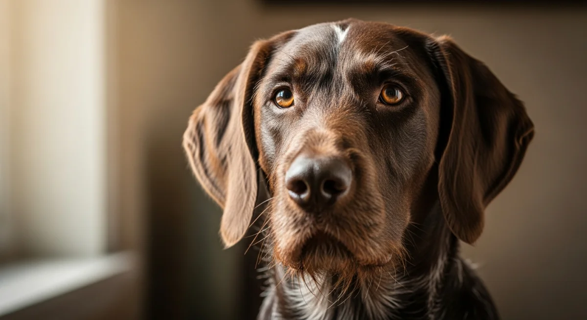 Portrait Chien d'oysel allemand