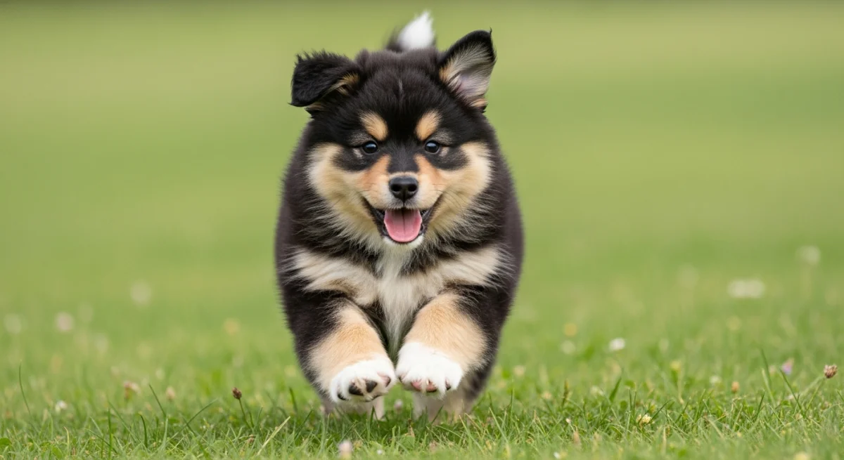 Chiot Chien Finnois De Laponie