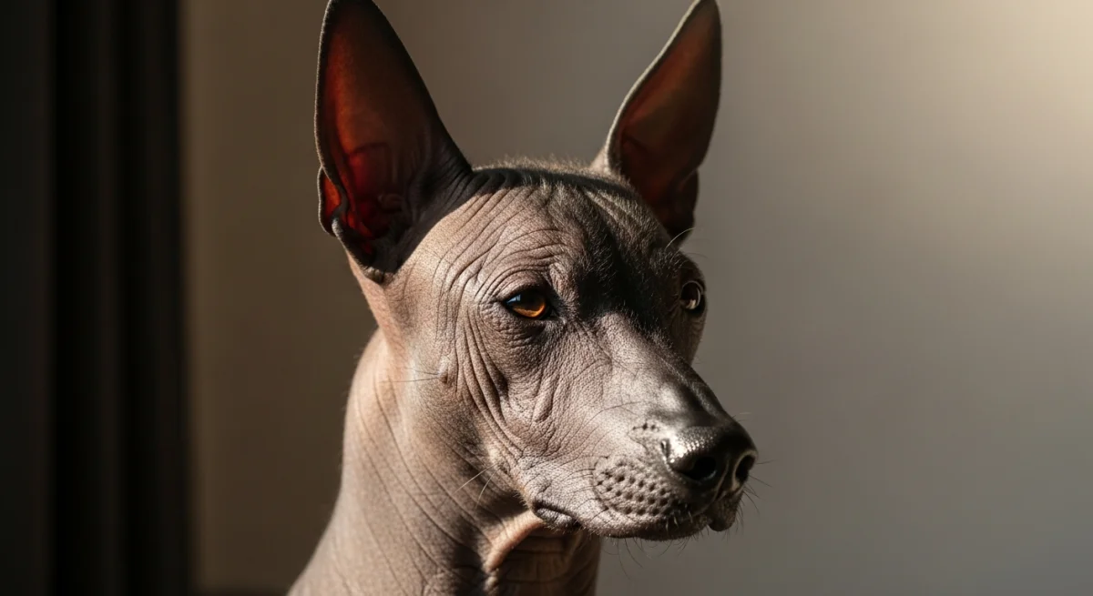 Portrait Chien Nu Du Mexique