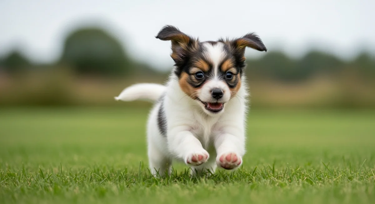 Chiot Épagneul Nain Continental