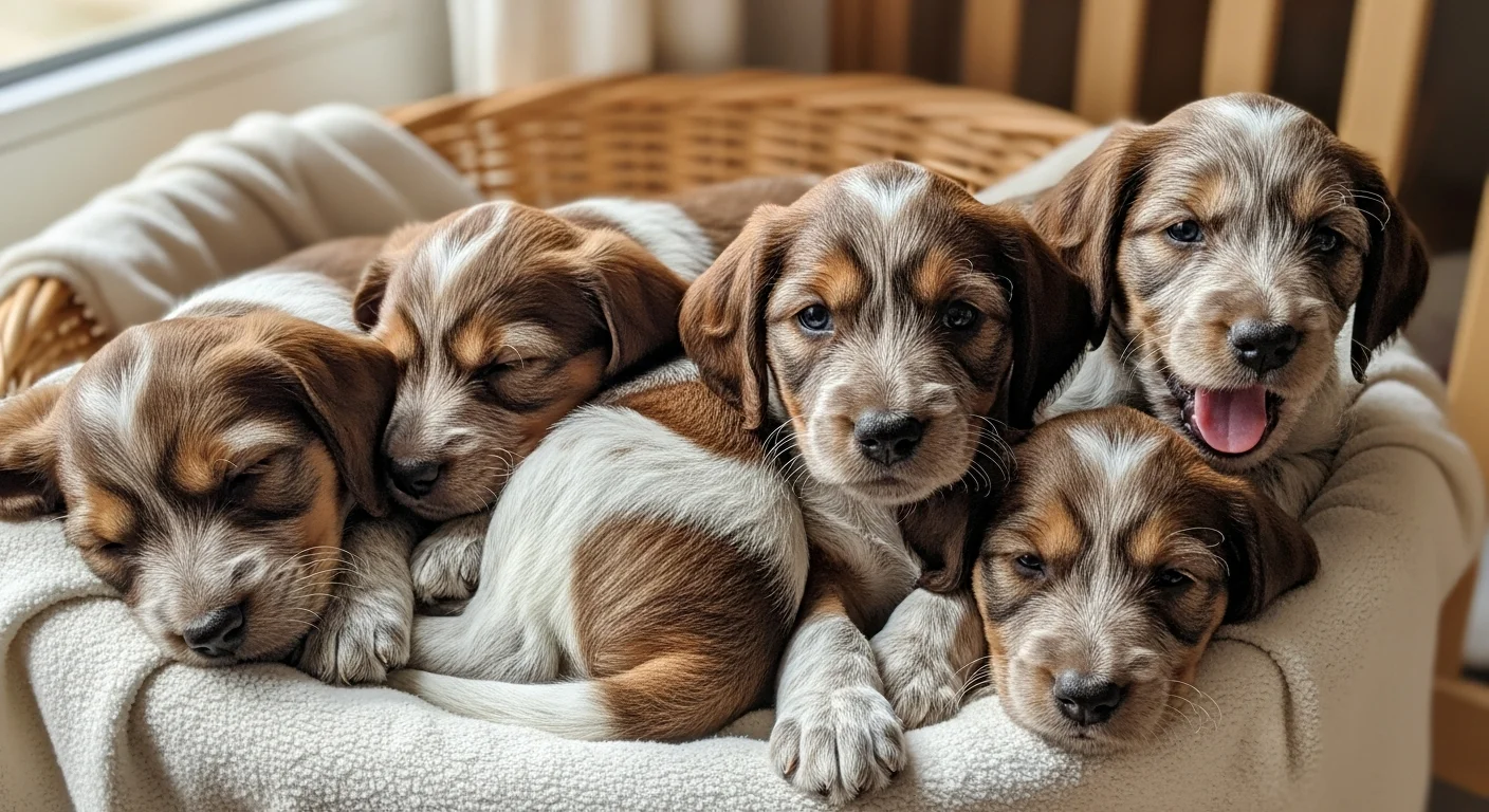 Chiot Épagneul Picard