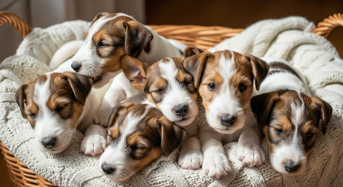 Chiot Fox Terrier À Poil Dur 3
