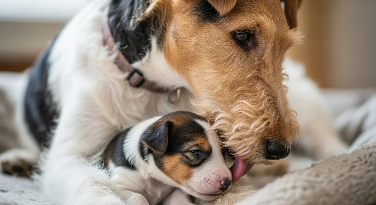 Chiot Fox Terrier À Poil Dur