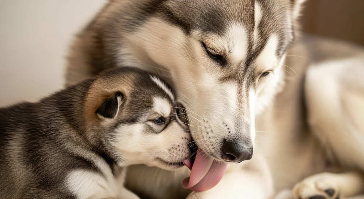 Chiot Husky De Sibérie