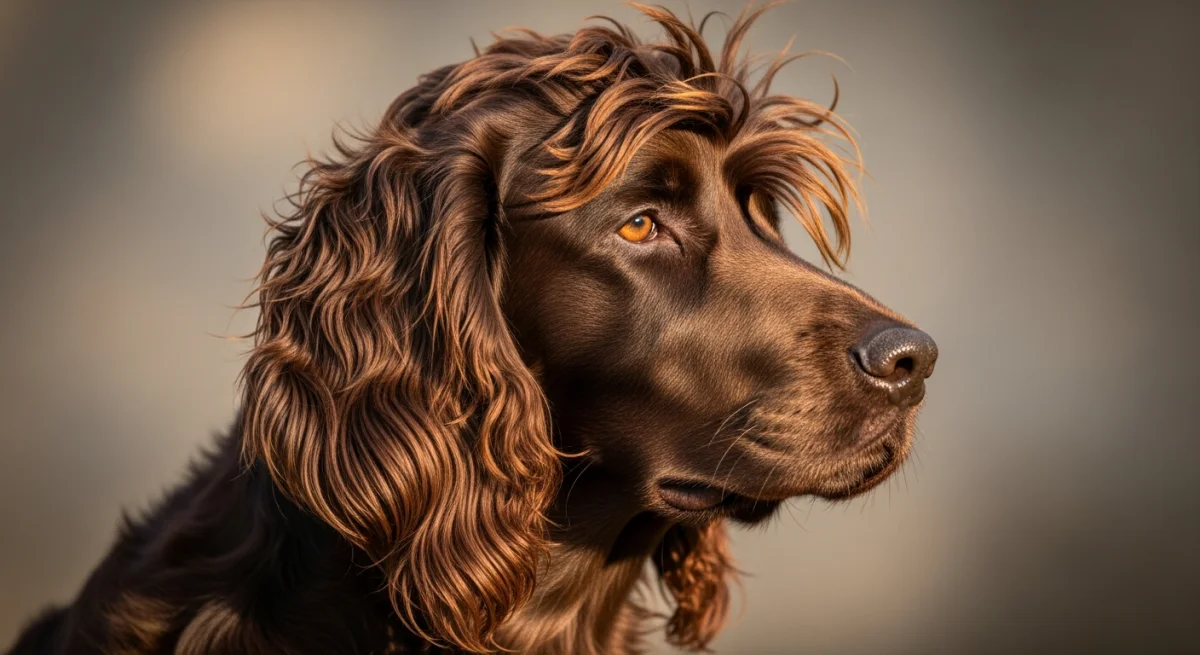 Portrait Irish Water Spaniel