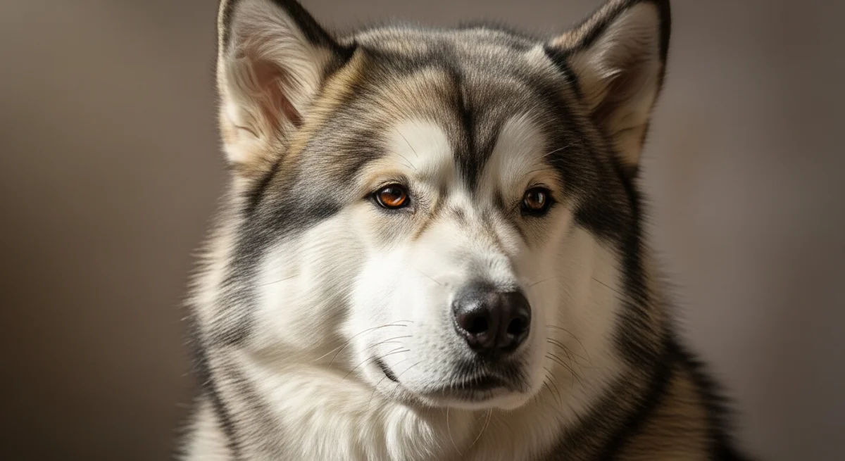 Portrait Malamute de l'Alaska