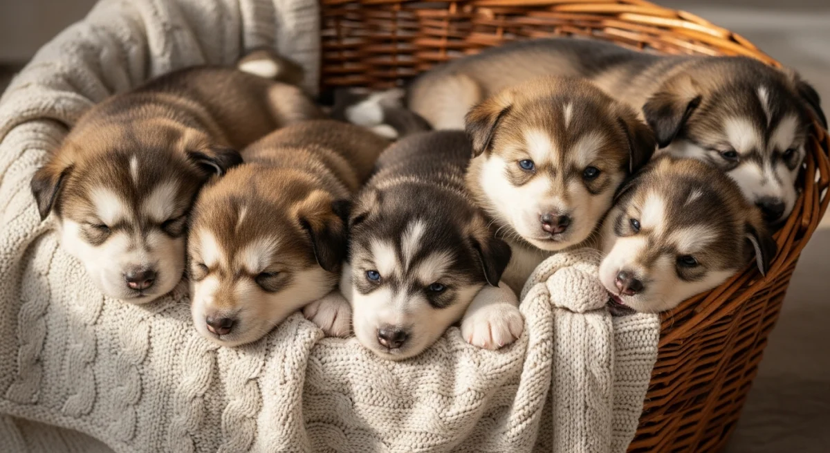 Chiot Malamute de l'Alaska 3