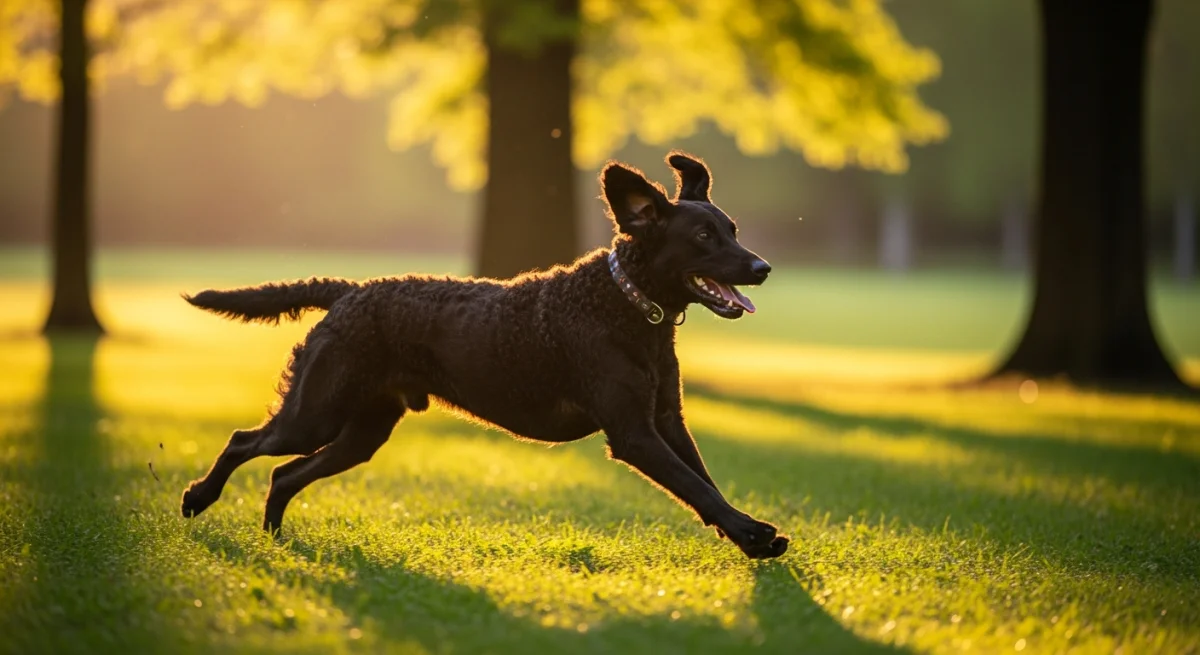 Retriever À Poil Bouclé - histoire