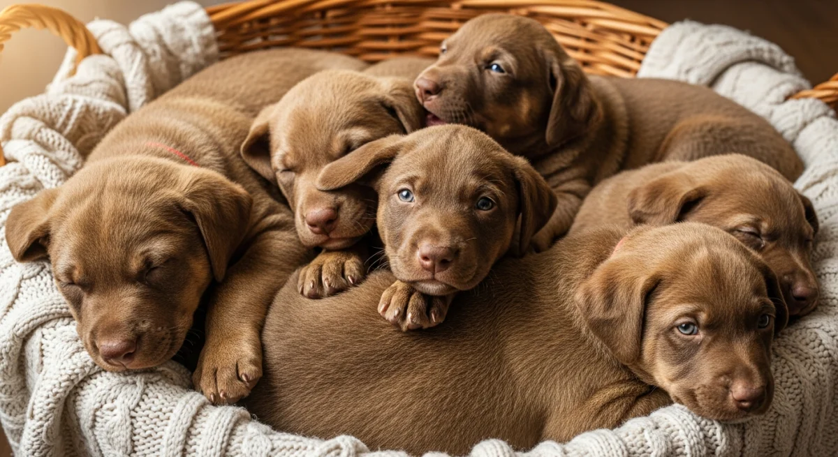 Chiot Retriever De La Baie De Chesapeake 3