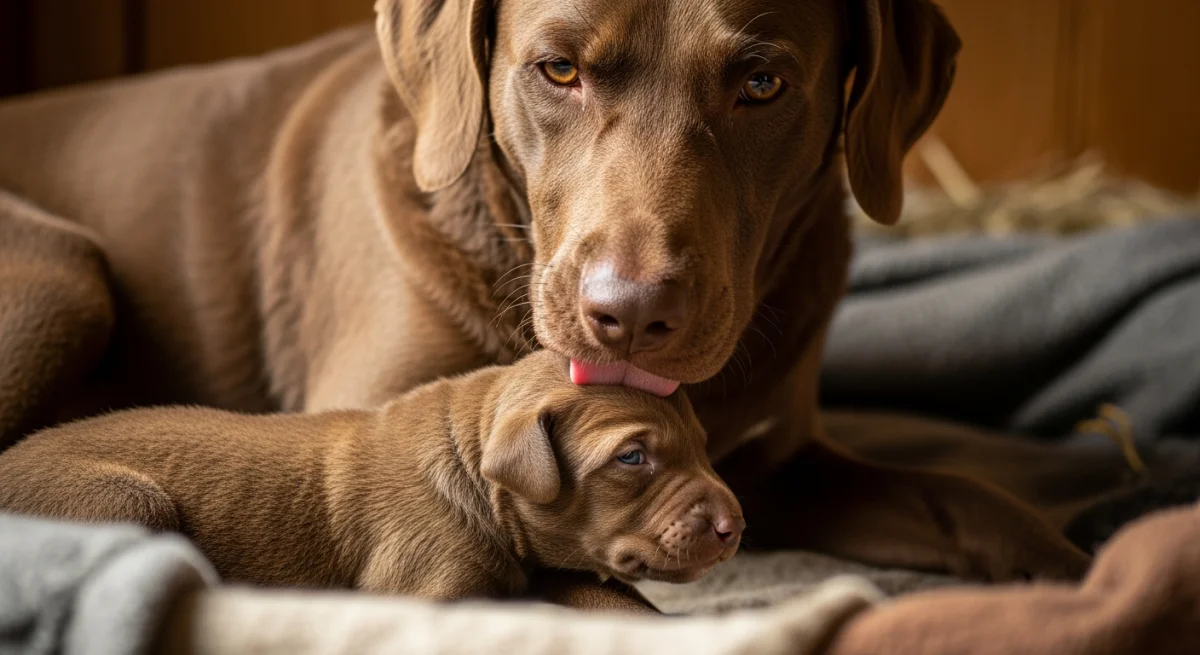 Chiot Retriever De La Baie De Chesapeake