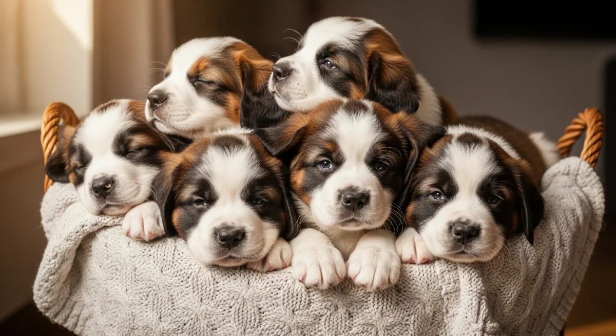 Chiot Saint Bernard 3