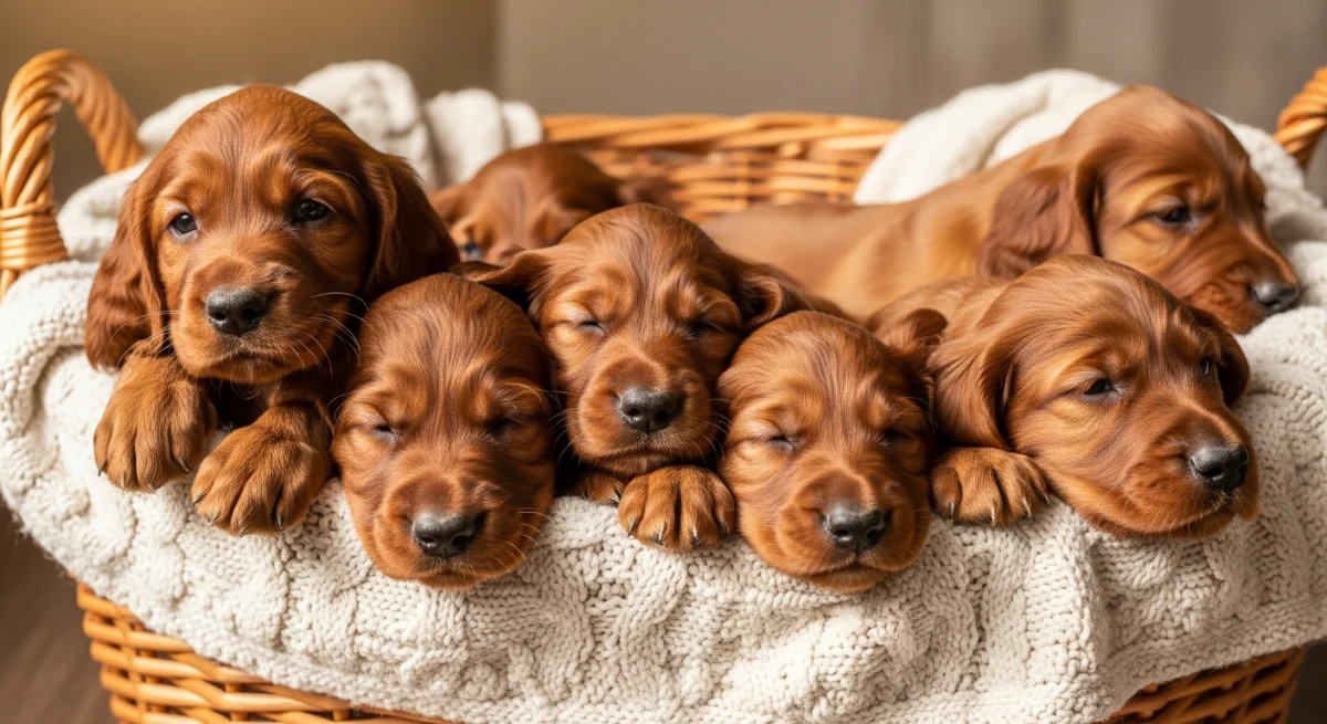 Chiot Setter Irlandais Rouge 3