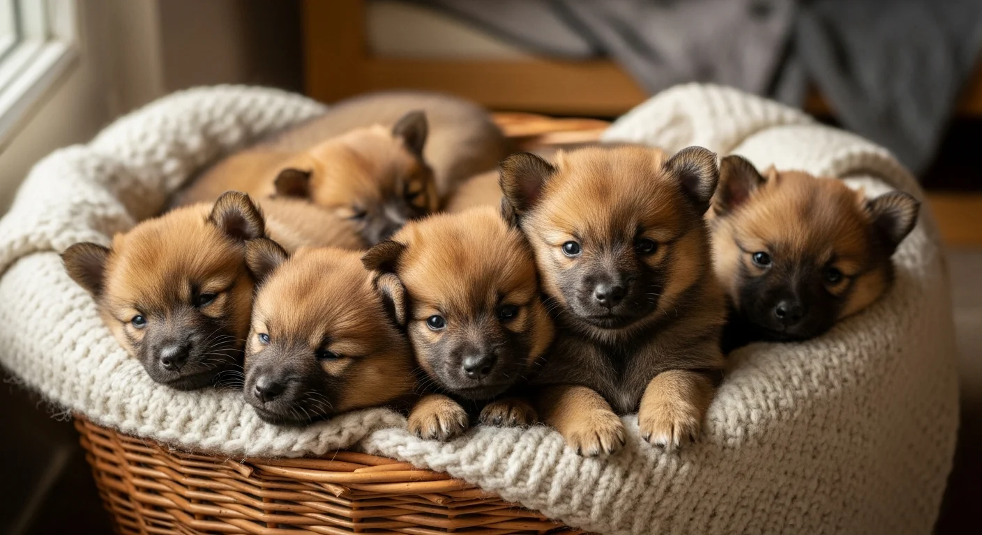 Chiot Spitz Finlandais