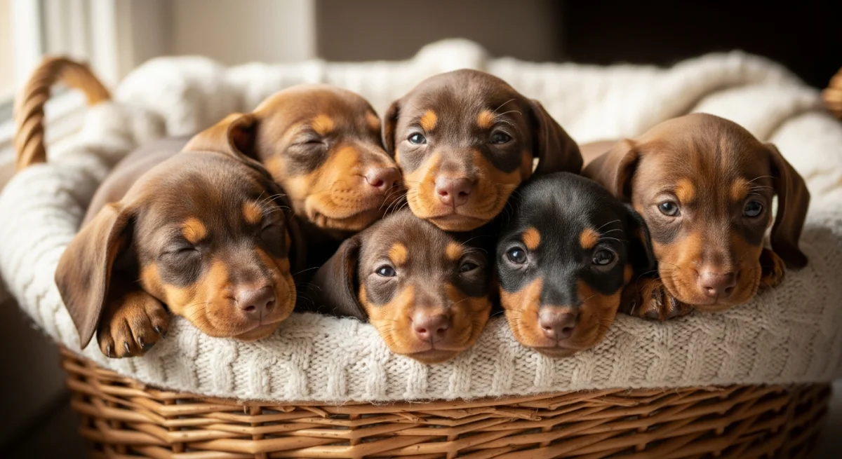 Chiot Teckel Kaninchen 3