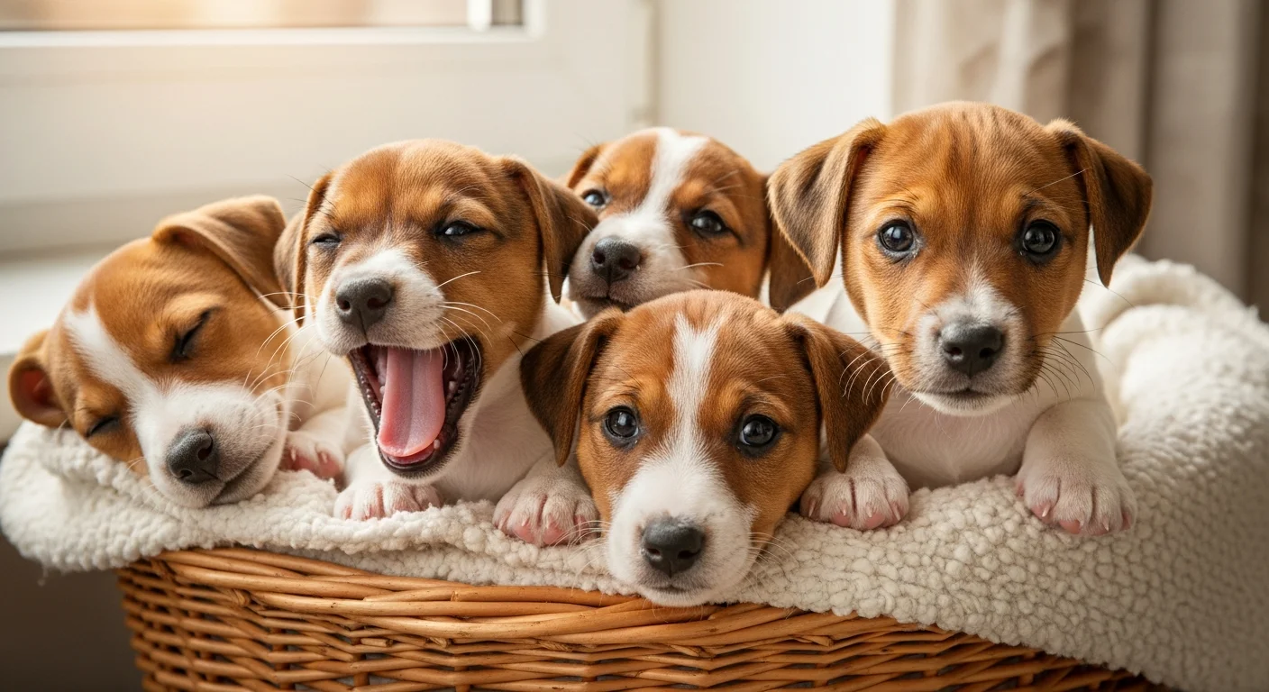 Chiot Terrier Jack Russell