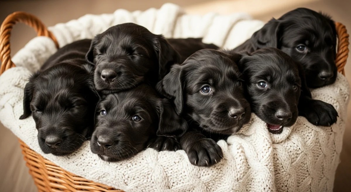 Chiot Terrier Noir Russe 3
