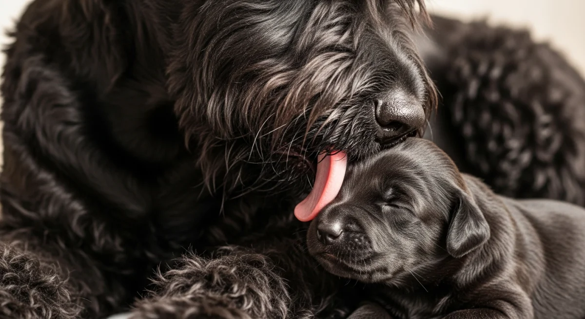 Chiot Terrier Noir Russe